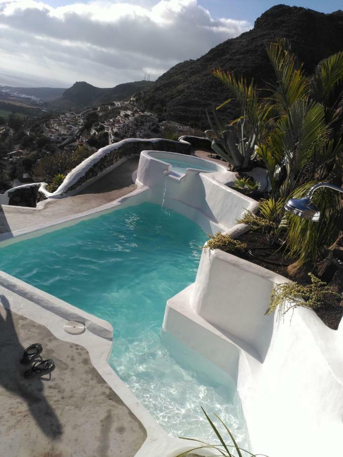 Vilna House With Private Pool, Jacuzzi And Garden -Optional Pool And Jacuzzi Heating Agaete (Gran Canaria) Exterior foto