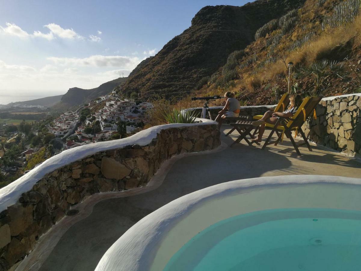 Vilna House With Private Pool, Jacuzzi And Garden -Optional Pool And Jacuzzi Heating Agaete (Gran Canaria) Exterior foto