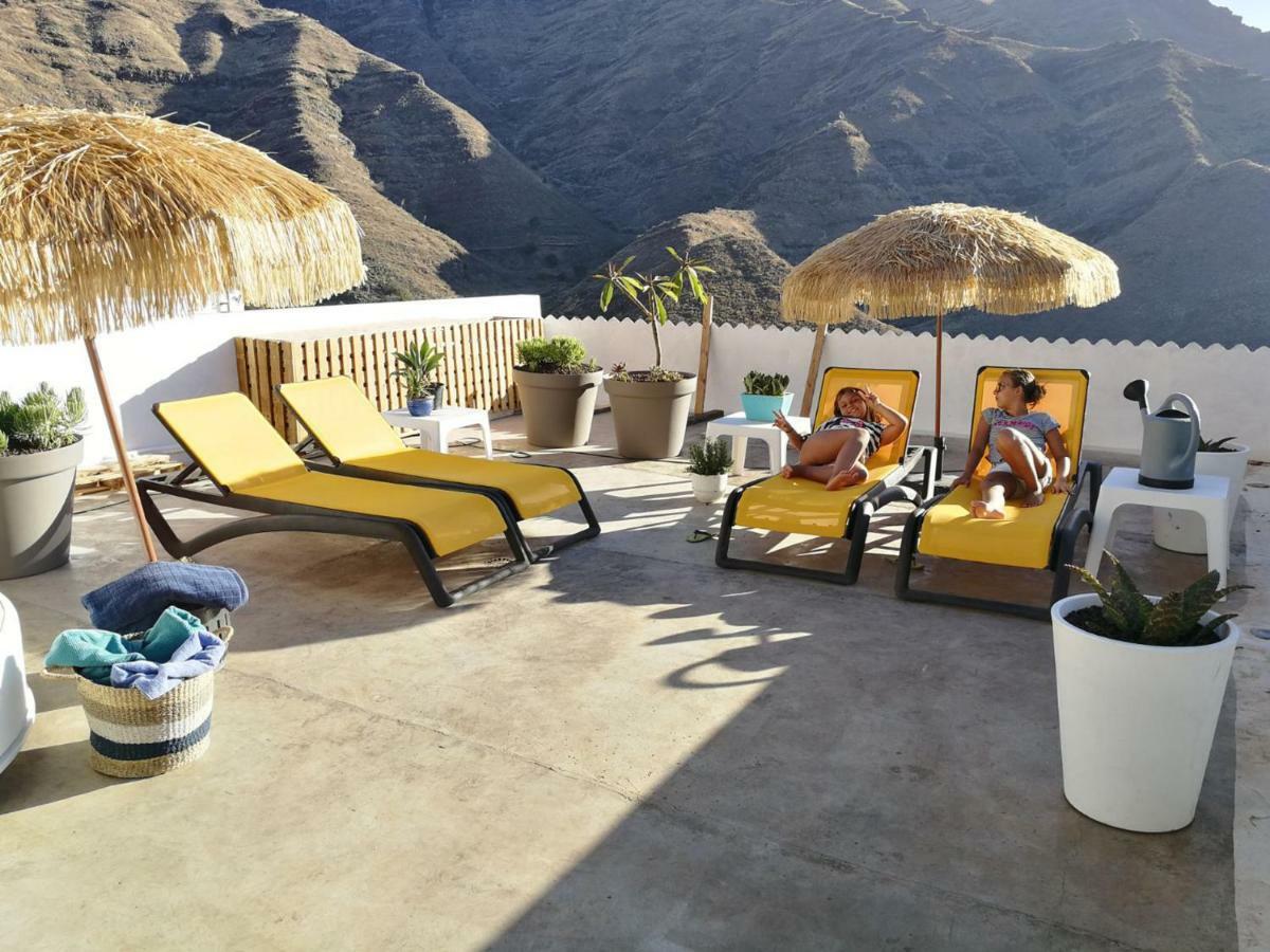 Vilna House With Private Pool, Jacuzzi And Garden -Optional Pool And Jacuzzi Heating Agaete (Gran Canaria) Exterior foto